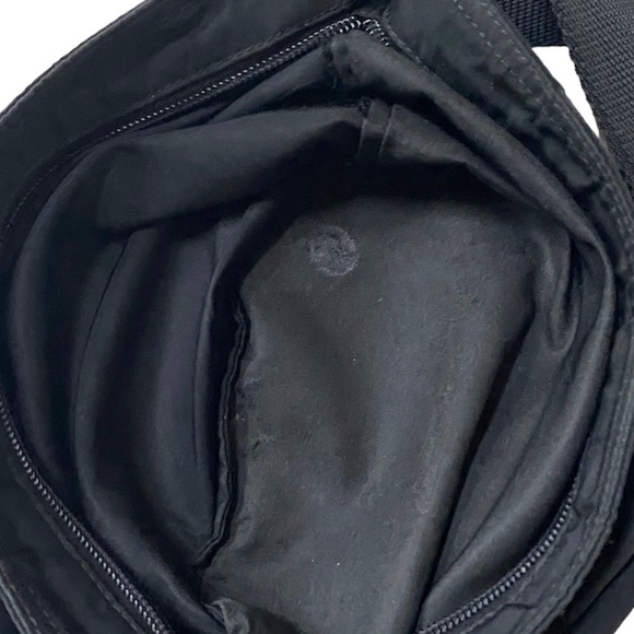 AUTHENTIC PRADA NYLON CROSS-BODY FLAT ZIPPER BAG BLACK, H: 10” X W: 12.25” - Picture 14 of 14